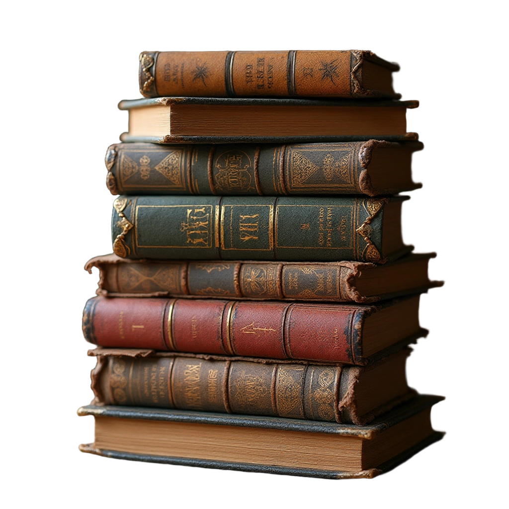 Stack of Antique Books